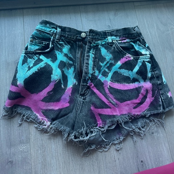 LF “Furst of a Kind” Jean shorts - Picture 1 of 3